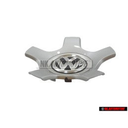 Original VW Hup Cap Diamond Silver - 3C0601149R 8Z8