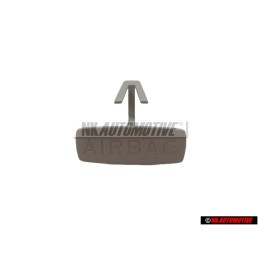 Original VW Trim With Emblem Pearl Grey - 1J0853437 Y20