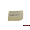 Original VW Film Lettering Silver - 6Q0853750Q 1W4