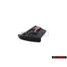 Original Audi End Cap Satin Black - 4A0853113 01C