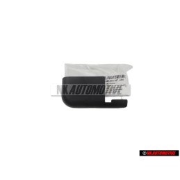 Original Audi Cover Cap Soul Black - 8E0863497 4PK