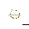 Original VW 1 Set Single Wires Each With 2 Gold-Plated Contacts - 000979045EA