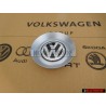 Original VW Hup Cap Brilliant Chrome/Dolomite Grey - 3D0601149D GRB