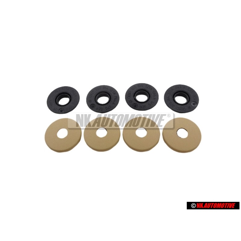 Original VW 1 Set Fixing Parts For Floor Mat Sun Beige - 3D0898501 7H7