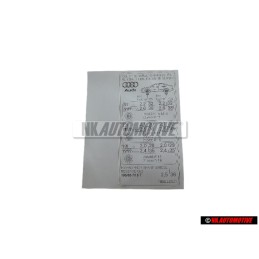 Original Audi Data Plate For Tyre Pressure - 8E5010375D