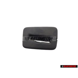 Original Audi Trim Plate For Seat Belt Guide Soul Black - 8R0857763 4PK