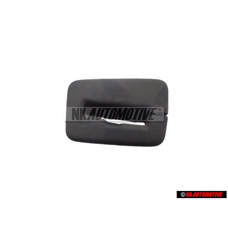 Original Audi Trim Plate For Seat Belt Guide Soul Black - 8R0857763 4PK