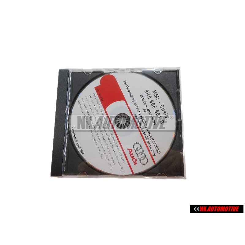 Original Audi Cd-Rom For Software Adaptation - 8K0906961B