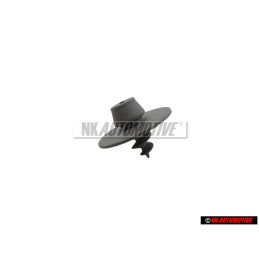 Original VW Knob For Floor Cover Flannel Grey - 3D0864812A U71