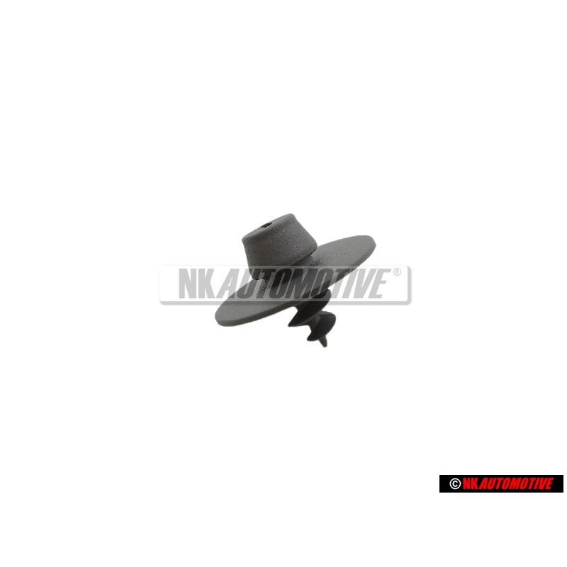 Original VW Knob For Floor Cover Flannel Grey - 3D0864812A U71