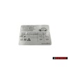 Original VW Data Plate For Tyre Pressure - 6E0010254T