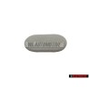 Original VW Cover Cap Pearl Grey - 7D2867915A 2EN