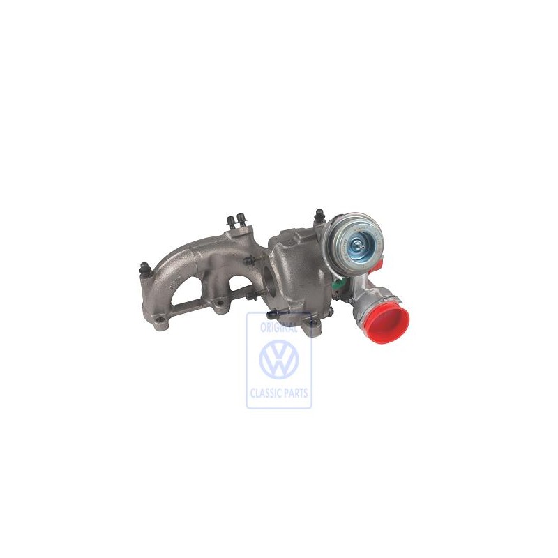 Original VW Exhaust Manifold With Turbo- Charger - 038253016HX