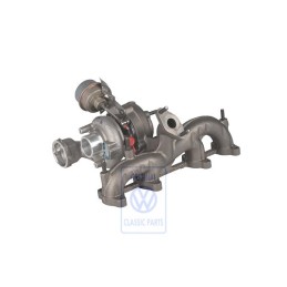 Original VW Exhaust Manifold With Turbo- Charger - 038253056F