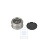 Original VW Poly V-Belt Pulley With Freewheel And Cover Cap - 038903119P