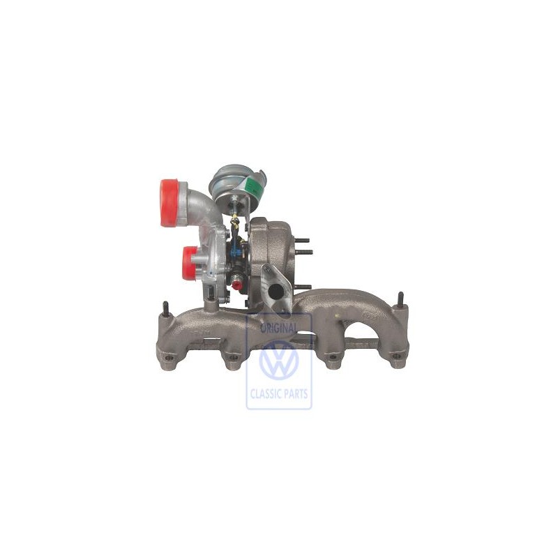 Original VW Exhaust Manifold With Turbo- Charger - 03G253016RX