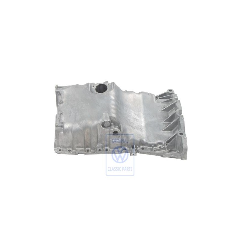 Original VW Engine Oil Sump With Opening For Oil Level Sensor - 06B103601AQ