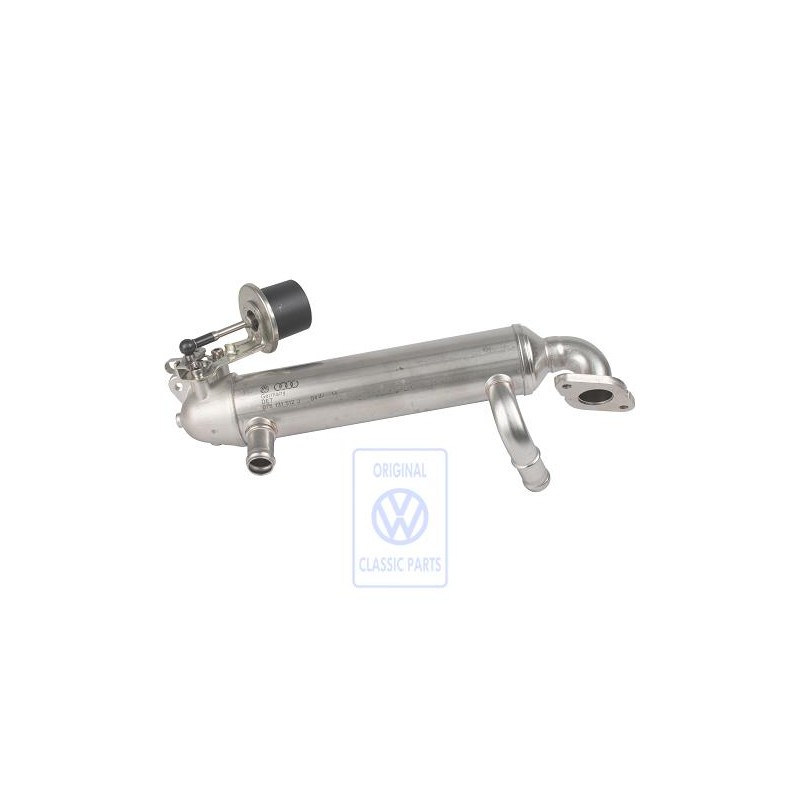 Original VW Cooler For Exhaust Gas Recu- Peration With Index. 