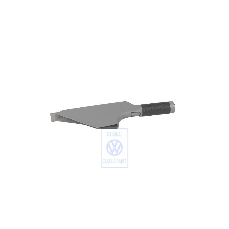 Original VW Handle For Hand Brake Lever With Boot Black/Grey - 1C0711461J GHV