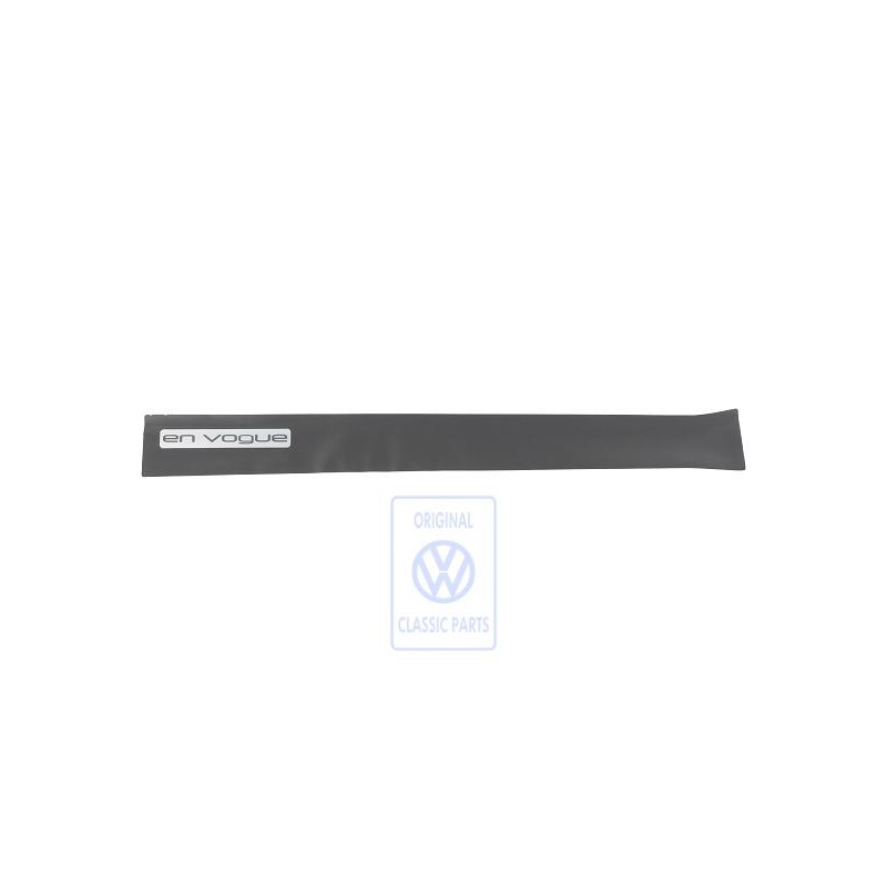 Original VW Entry Strip Protective Foil With Lettering Black - 1C0853806A 6DA