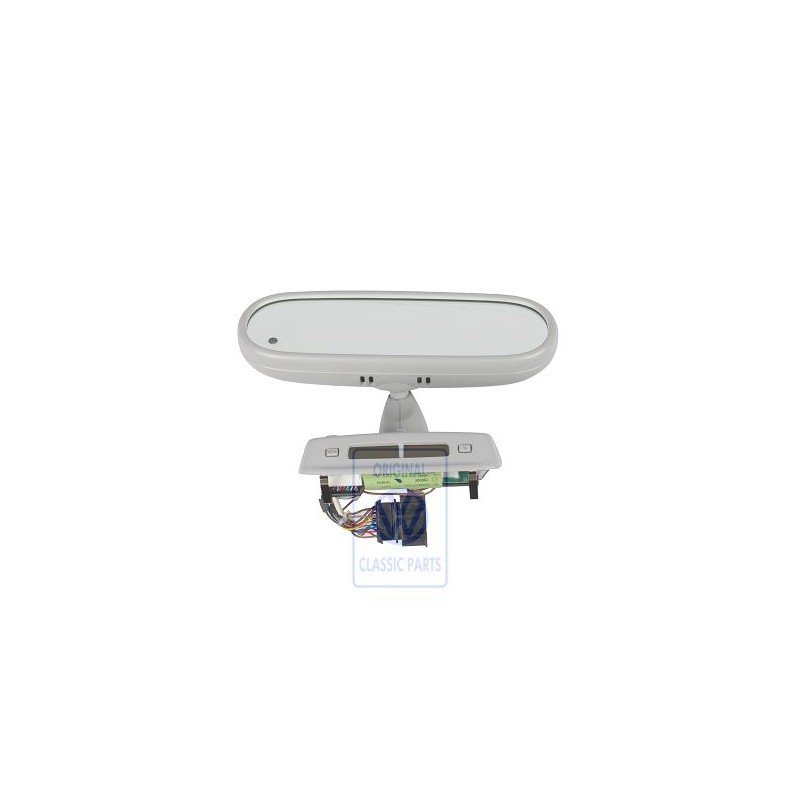 Original VW Interior Mirror Anti-Dazzle With Interior Light - 1C0857511C Y20