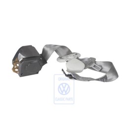 Original VW Three-Point Seat Belt With Inertia Reel Grey - 1C0857806A HCQ