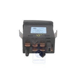 Original VW Switch For Heated Rear Window Satin Black - 1C0959621 B41