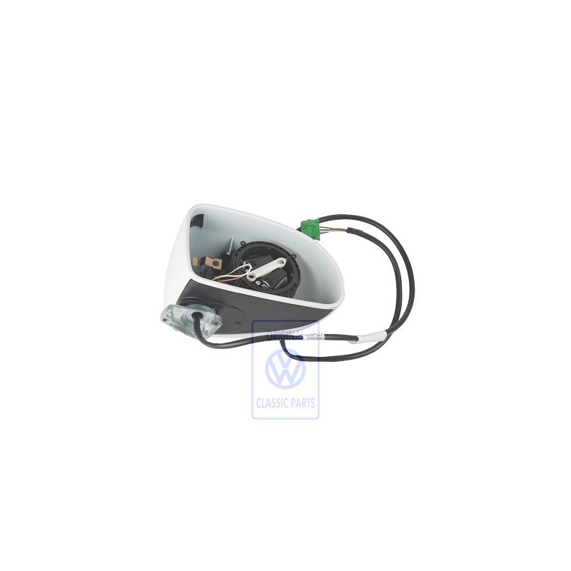 Original VW Exterior Mirror Mounting With Electric Adj. 