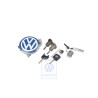 Original VW 7 Set Lock Cylinders For Door Handle - 1C9800375A