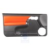 Original VW Door Trim Leather/Leatherette Black/Tropical Orange - 1E0867011AMHGH