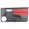 Original VW Door Trim (Leather/Leatherette) Black/Red - 1E0867012APLPR