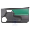 Original VW Door Trim (Leather/Leatherette) Black/Green - 1E0867012APLPS