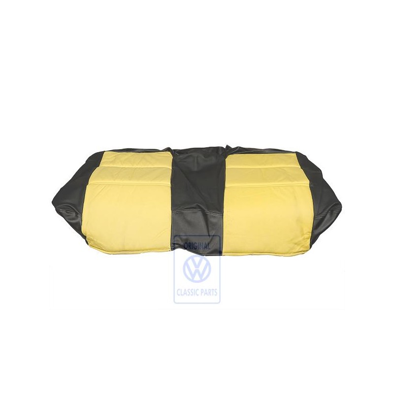 Original VW Seat Cover (Leather/Leatherette) Yellow/Black - 1E0885405K EAF