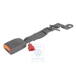 Original VW Belt Latch With Warning Contact Satin Black - 1HM857755B 01C