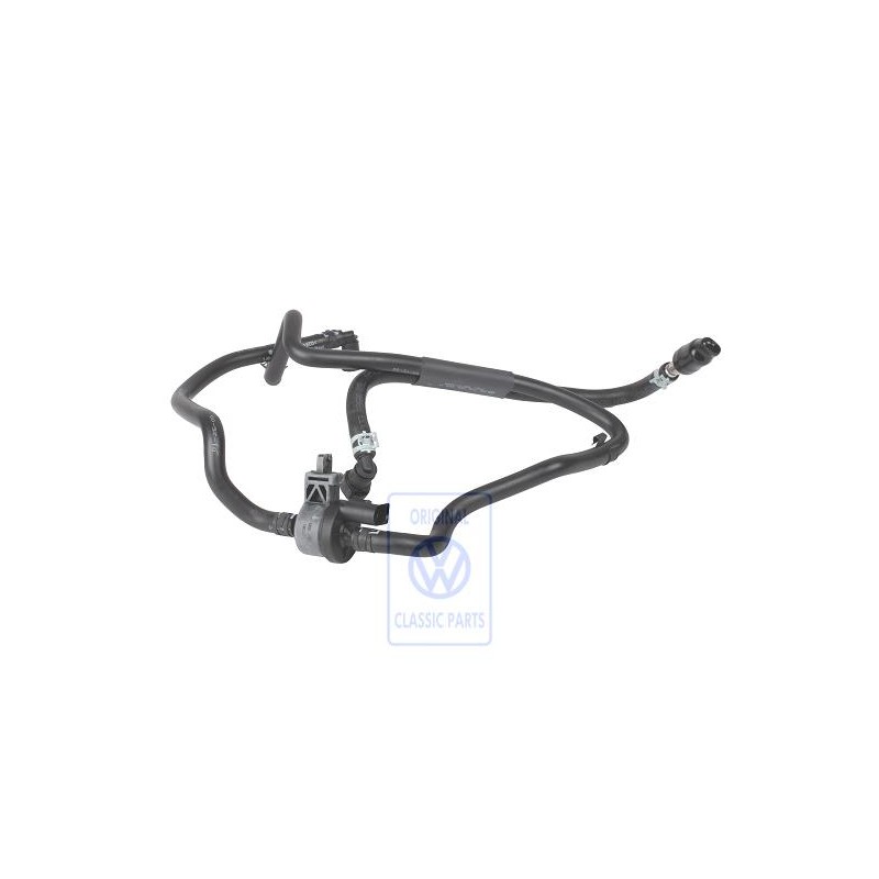 Original VW 1 Set Fuel Lines With Connecting Line For Active Charc. 