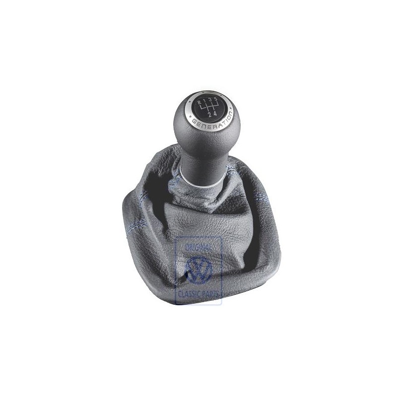 Original VW Gearstick Knob With Boot For Gearstick Leather - 1J0711113ARJNV