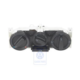 Original VW Fresh Air And Heater Controls Satin Black - 1J0819045E 01C