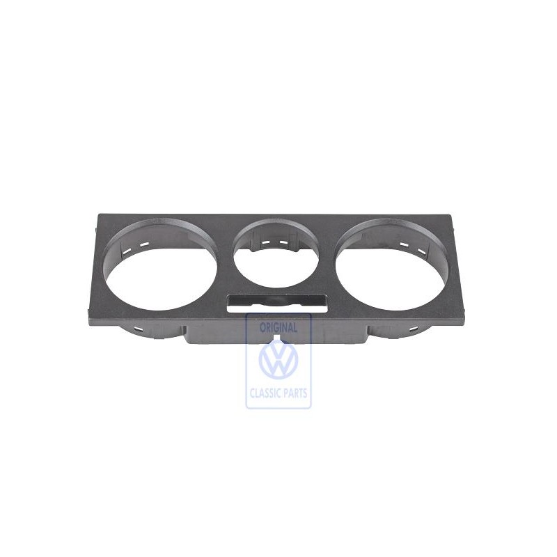 Original VW Trim For Fresh Air And Heater Controls Satin Black - 1J0819157C 01C