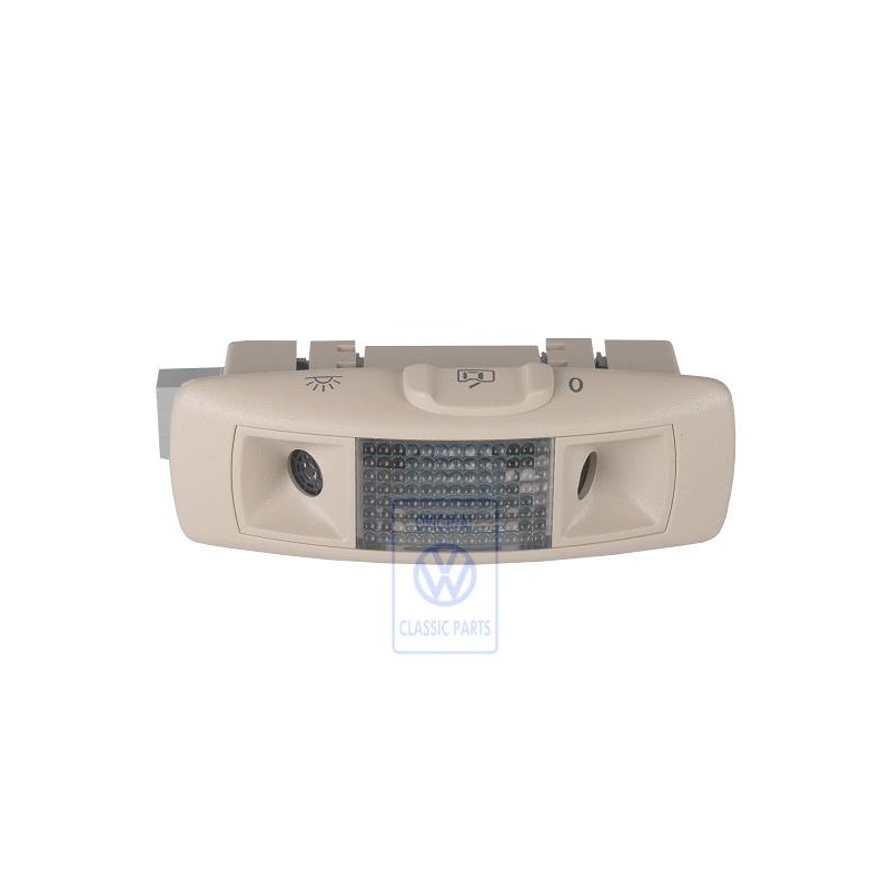 Original VW Reading Light With Ultrasonic Sensor Light Beige - 1J0951171D 8YS