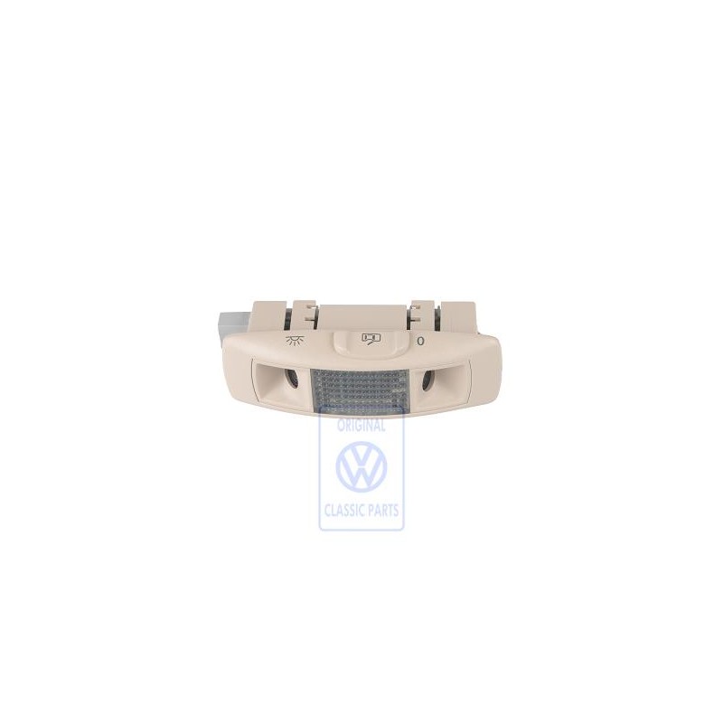Original VW Reading Light With Ultrasonic Sensor Light Beige - 1J0951171E 8YS