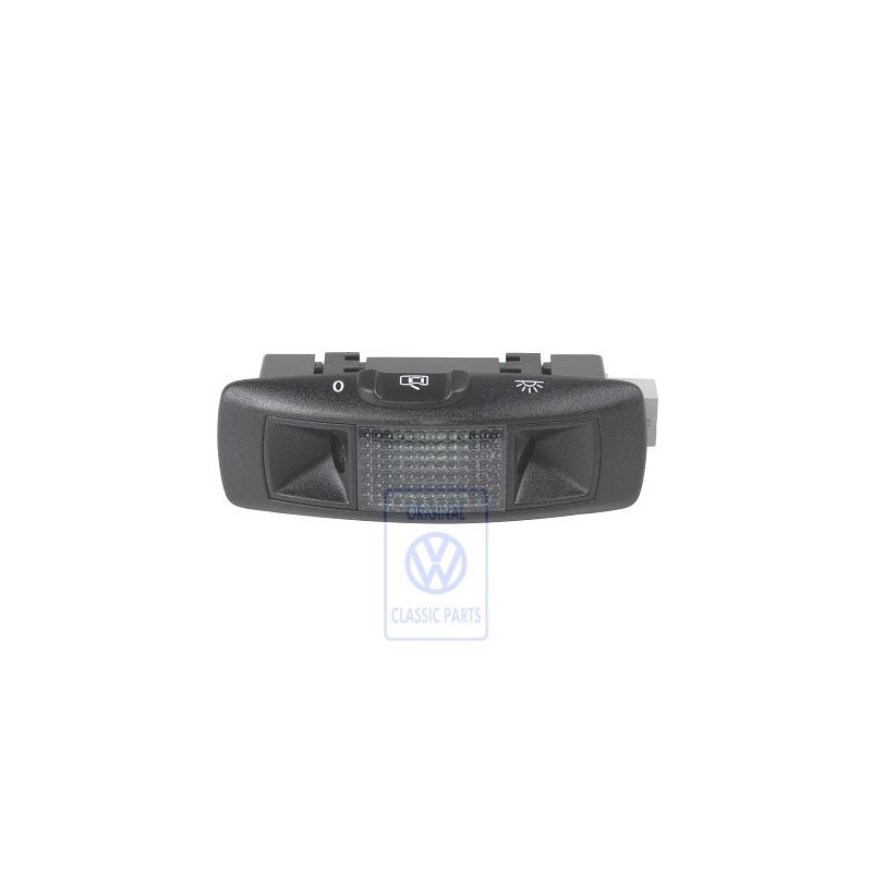 Original VW Reading Light With Ultrasonic Sensor Satin Black - 1J0951172F B41