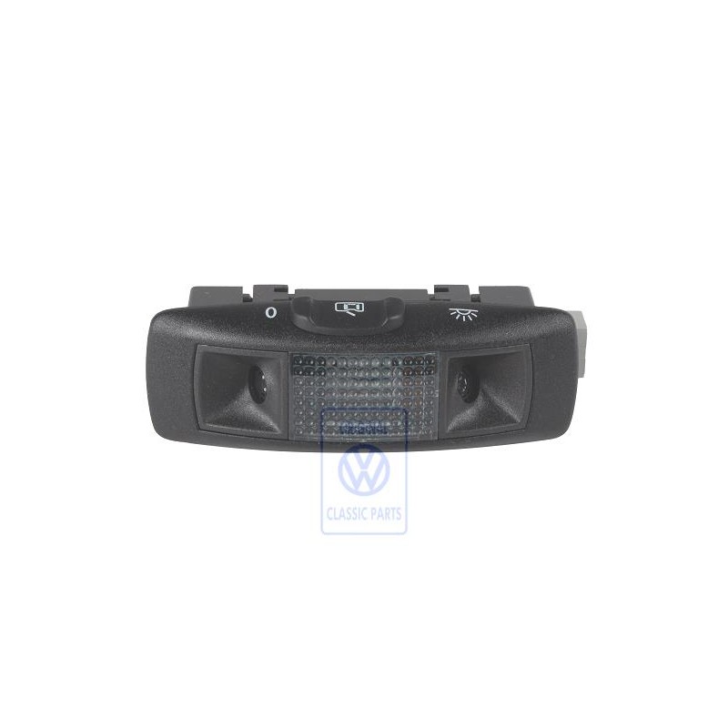 Original VW Reading Light With Ultrasonic Sensor Satin Black - 1J0951172G B41