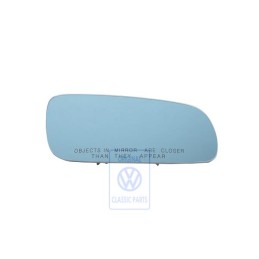 Original VW Mirror Glass (Convex) Heated With Carrier Plate - 1J1857522J