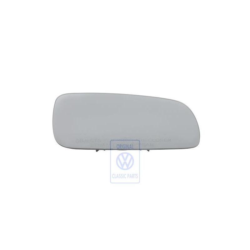 Original VW Mirror Glass (Convex) With Carrier Plate - 1J1857522K