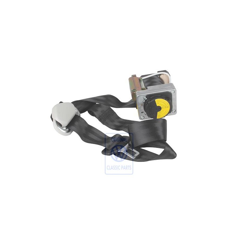 Original VW Three-Point Automatic Seat Belt With Belt Tensioner - 1J3857705P HCP
