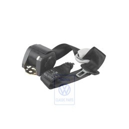 Original VW Three-Point Seat Belt With Inertia Reel Black - 1J5857805C HCP