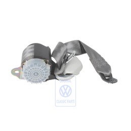 Original VW Three-Point Seat Belt With Inertia Reel Grey - 1J6857805G HCQ