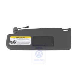 Original VW Sun Visor With Mirror And Cover Anthracite - 1K0857551T 4AN