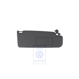 Original VW Sun Visor With Illuminated Mirror And Cover Black - 1K0857552L 3H8
