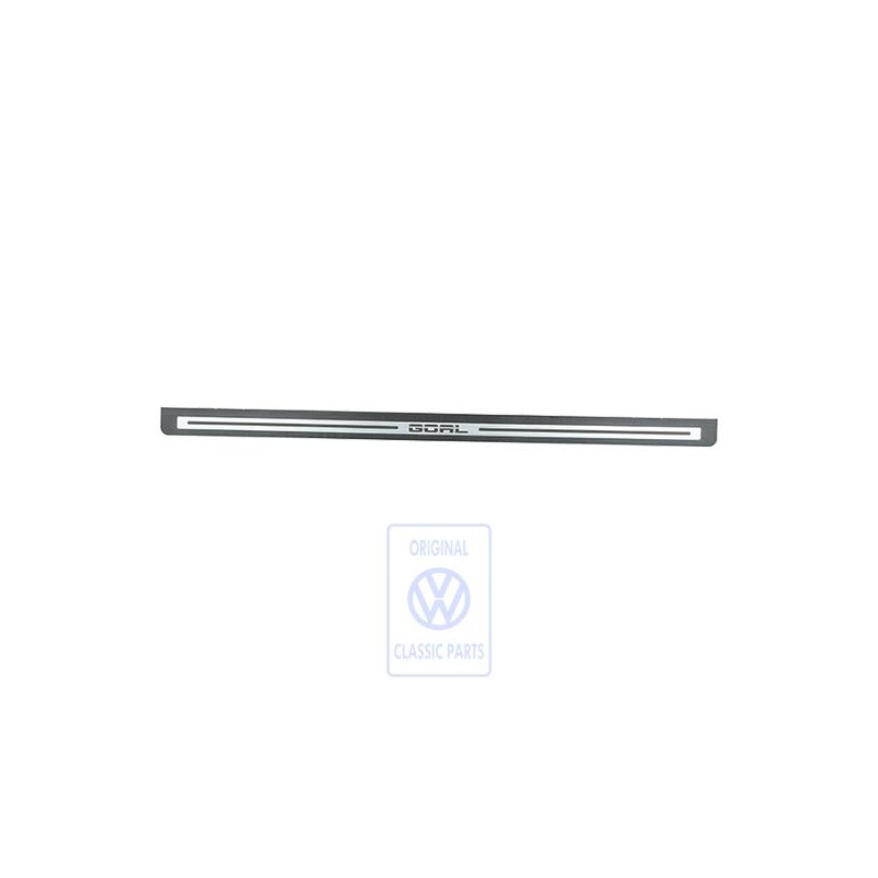 Original VW Impact Protection Film With Lettering Black/Silver - 1K3853803B 61E